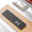 OMOTON Bluetooth Keyboard Compatible with Mac ONLY, with Numeric Keypad, Rechargeable Wireless Keyboard Compatible with MacBook Pro/Air, iMac, Mac mini/Pro