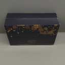 Mini Christmas Tree with Lights, Small Table Top Decorations, Desktop Miniature Pine Tree Xmas Holiday Decor Indoor Home, Bottle Brush Trees with Wooden Base, 5 Pcs with Light