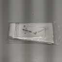 Yexiya 100 Pcs Single Rose Sleeve Bouquet Bags for Flowers Floral Packaging Bag Single Flower Wrapping Paper Flower Bouquet Sleeves for Mother's Day Valentine's Gift Wedding (White)