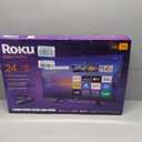 Roku Smart TV 2026 – 24-Inch Select Series, 720p HD TV – Roku TV with Voice Remote – Flat Screen LED Television with Wi-Fi for Streaming Live Local News, Sports, & Movies – Bluetooth Headphone Mode