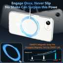 OWKEY for iPhone 16e Case, Magnetic Phone Case for iPhone 16e Case Compatible with MagSafe with Screen Protector [Shockproof Military-Grade Protection] Anti-Scratch Cover for 16e 2025 6.1'' (Clear)