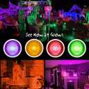MR16 LED Light Bulb, Purple, Gu5.3 Bi-pin Base LED Spotlights 12V LED Light for Outdoor Landscape Track Lighting, 4W=50W Halogen Equivalent, 6Pack