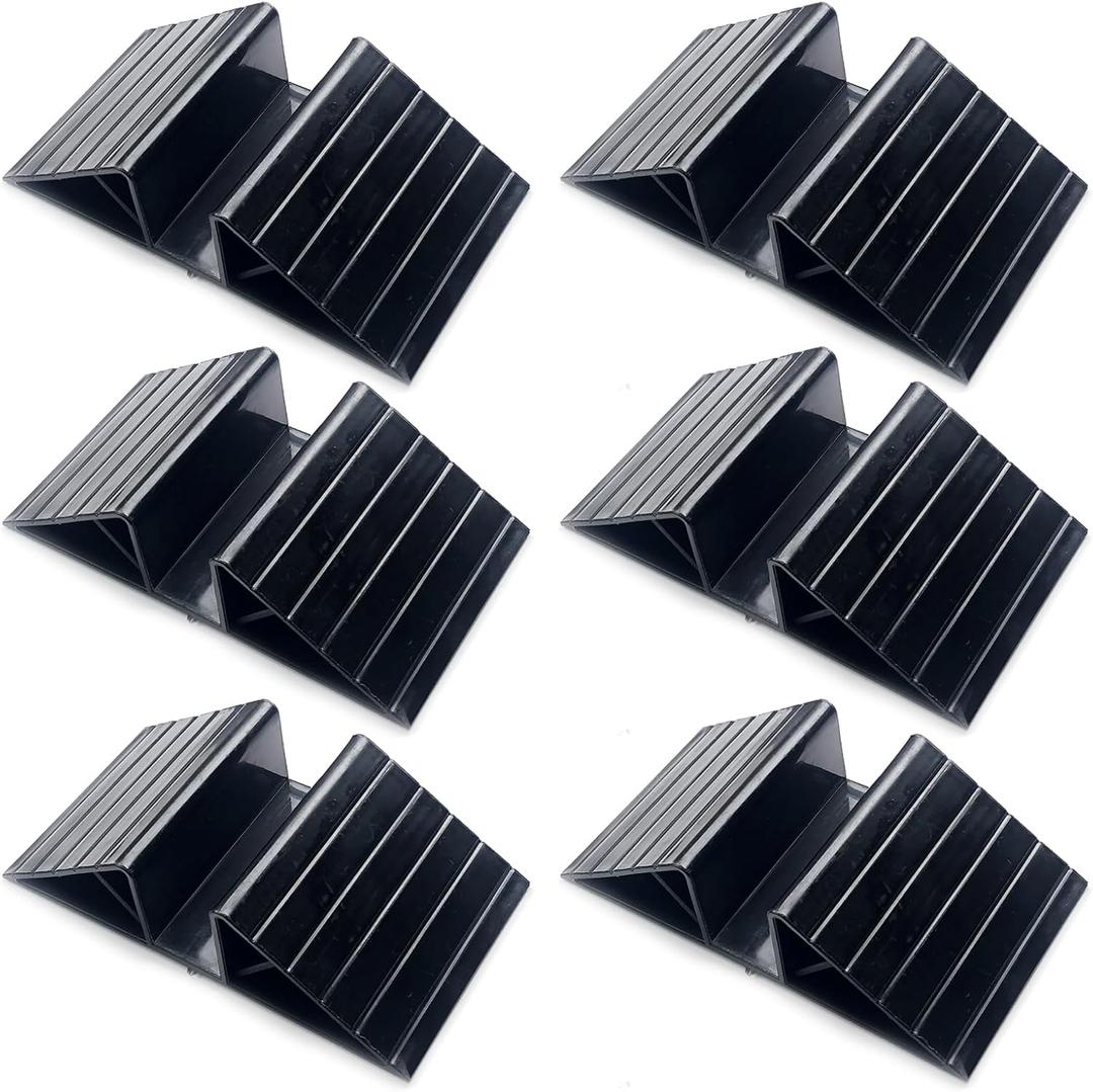 6Pcs Plastic Pet Dog Gate Support Feet - Triangular Isolation Fence Reinforcement Fittings - Anti Fall Free Standing Dog Gate Fence Panel for configurable Dog Gates and Pet Enclosures