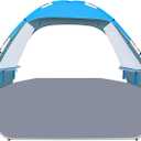 Gorich Beach Tent Sun Shelter for 10 Person with UPF 50＋ UV Protection, Lightweight & Easy Setup Beach Shade Canopy, Portable Beach Shade Tent Beach Cabana
