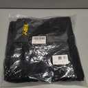 TBMPOY Women's Fleece Lined Jogger Pants Water Resistant Cargo Winter Hiking Sweatpants High Waisted Pockets Thermal Warm (Black, L)