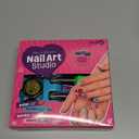 Nail Art Studio for Girls - Birthday Gift - Nail Polish Kit for Kids Ages 7-12 Years Old - Girl Gifts Ideas - Gift Set - Girly Stuff - Polish, Pens, Glitter, Stickers, Gems, Filer - 8 9 10 11 12 Year