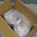 Gejoy 9 oz Rimmed Swirl Plastic Cups Disposable Wine Drinking Cups Clear Elegant Easter St Patrick Tumblers for Wedding Party Supplies(100 Pcs,Gold, Blue)