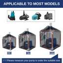 Pond Filter BoxPond Pump Filter,Anti-Clogging Cube Filter BoxOutdoor Pond Filters for Pond, Waterfall, Koi Pond and Swimming Pool (10Inch)