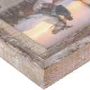 Rustic Barnwood Picture Frames 12x16 - Natural Reclaimed Wood Wall Hanging - Handcrafted Vintage Distressed, 1 3/4" Frame Width