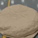 SunPatio Round Patio Daybed Cover 88 Inch, Heavy Duty Waterproof Outdoor Canopy Daybed Sofa Cover with Taped Seam, 85"L  88"W  35" /16"H, All Weather Protection, Beige