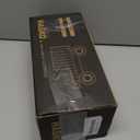 HASKO Suction Cup Shower Caddy Basket for Shampoo, Shower Suction Shelf Organizer, Basket with Soap Holder and Hooks, Stainless Steel Shampoo Holder for Bathroom Storage, Chrome