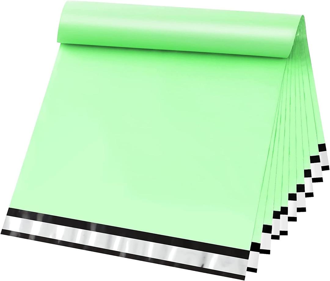 Famagic Poly Mailers 24x24 Inch 50pcs Shipping Bags Mint Green Shipping Envelopes Self Seal Mailers Bags Waterproof and Tear-Proof Packaging Bags