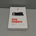 Pet Parents Washable Dog Diapers (3Pack) + Extendrs of Durable Doggie Diapers, Premium Dog Diapers Female & Male (X-Large, Black)