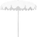 7Ft Patio Pagoda Umbrella, UV Protect Pool Umbrellas with Heavy Duty Pole, Outdoor Umbrellas for Patio, Curved-shaped Umbrella Ribs, Carry Bag