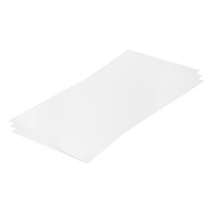 MECCANIXITY ABS Plastic Sheet 24 x 12 x 0.04 Inch ABS Styrene Sheets for Building Model DIY Crafts Panel White 3 Pcs