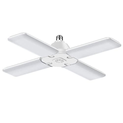 Feit Electric LED Garage Light, Multiple Adjustable Panels, E26 Base, Ideal for Garage, Workshop, Shed, 25,000-Hour Lifetime