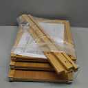 Smiry Bamboo Shoe Rack, 3 Tier Shoe Organizer for Entryway & Closet, Stackable Free Standing Storage Shelf for Shoes, Bags & Plants, Natural