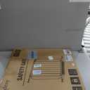 29"-40" Baby Gate for Stairs, Auto Close Stroller Friendly Dog Gate Indoor for Doorways, Pressure Mounted Baby Gate, Easy Walk Through Gate for Children & Pets, Brown