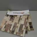 FunStick Peel and Stick Backsplash for Kitchen Hexagon 12"x12" Back Splashes for Kitchen Backsplash Tiles Peel and Stick Tile Stickers for Bathroom Shower Self Adhesive Wall Tiles Waterproof 5 Sheets (Brown)