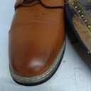 Bruno Moda Italy Prince Men's Classic Modern Oxford Wingtip Lace Dress Shoes (9.5 Wide, Brown)
