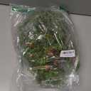 6 Pcs Artificial Christmas Candle Rings 9 Inch Cedar Pine Garland Wreaths with Red Berries Pinecones Wreaths Pine Needles Candle Ring Holder for Christmas Winter Decorations Table Centerpiece