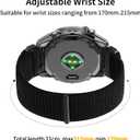 22mm Nylon Watch Bands for Garmin tactix 8/Fenix 8 pro 47mm/Fenix E/Fenix 7/Fenix7 Pro/Fenix 6 Pro/Fenix 6,QuickFit Sport Band for Fenix5/Fenix 5 Plus/Forerunner 970/965/945/Descent G2/G1 Solar