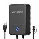Vansdon 60W Low Voltage Landscape Transformer,Outdoor Light Transformer with Timer and Photocell Sensor,120V AC to 12V DC Landscape Lighting Transformer for Spotlights Path Lights Step Light