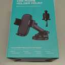 Qifutan Car Phone Holder Mount Phone Mount for Car Windshield Dashboard Air Vent Universal Hands Free Automobile Cell Phone Holder Fit for iPhone Smartphone Camera Mounts