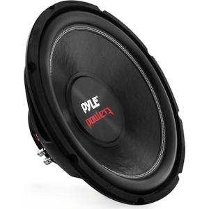 Pyle 8" Car Subwoofer Speaker - 800 Watt Dual 4 Ohm Voice Coil, Treated Foam Surround, Non-Pressed Paper Cone, 60oz Magnet - Powerful Vehicle Audio Bass Woofer for Car Stereo Systems - PLPW8D (Black)