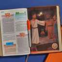 KJV One Big Story Bible, Brown Lion LeatherTouch, Red Letter, Presentation Page, Study Helps for Children, Christ Connections, Memory Verses, Full-Color Maps, Easy-to-Read Bible MCMType