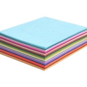 68 Pcs 8 x 12 inches 68 Pastel Gradient Colors for A4 Felt Fabric Sheets Assorted Color Felt Pack DIY Craft Patchwork (Multicolor)