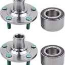 MOTOKU Front Driver and Passenger Side Wheel Hub Bearing Assembly for Mazda 5 2006-2015 with ABS