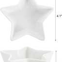 ZEAYEA Set of 10 Dipping Sauce Dishes, 3 oz Soy Sauce Pinch Bowls for Christmas, 4 inch Ceramic Appetizer Side Dishes for Sushi Soy Sauce, BBQ-Chip and Serving Bowl Set