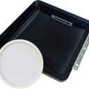 Rv Roof Vent Lid Dome Cover Remplacement compatible with Fantastic Fan with Screen (Smoke)
