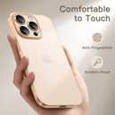 JETech Ultra Slim Case for iPhone 16 Pro Max 6.9 Inch, Camera Lens Full Protection, Lightweight Matte Finish PP Hard Minimalist Cover (Desert Titanium)