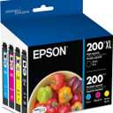 EPSON 200 DURABrite Ultra Ink High Capacity Black & Standard Color Cartridge Combo Pack (T200XL-BCS) Works with WorkForce WF-2520, WF-2530, WF-2540, Expression XP-200, XP-300, XP-310, XP-400, XP-410, Black and color combo pack