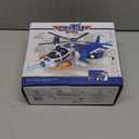 HOLYFUN Light-Up Helicopter Toy for Toddlers, 360 Rotating Airplane Toy with Music and Obstacle Avoidance, Birthday Gift for Boys Ages 3-5