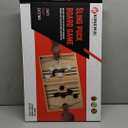 Fast Sling Puck Game - Wooden Hockey Table Board Game with Spare Parts | Indoor 2 Player Tabletop Fast-Paced Slingshot Battle for Adults, Kids & Family Night or Friends Party | Large Size