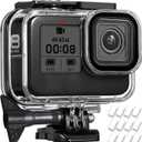 OKFUN 60M/196FT Waterproof Diving Housing Case for Go Pro Hero 8 Black,Protective Underwater Dive Housing Case Shell with Bracket Accessories for Go Pro Hero8 Action Camera