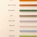 10-Pack Reusable Glass Drinking Straws – Colorful, Durable, Shatter-Resistant – Includes 5 Straight, 5 Bent Straws & 2 Cleaning Brushes – For Smoothies, Iced Coffee (Sky Blue, Mini)