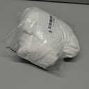 Velvet Curved Back Dining Room Chair Covers with Arms Stretch Swivel Bar Stool Chair Slipcover with Armrest Accent Vanity Kitchen Armchair Cover Office Desk Chair Protector Covers (White, 1PC)