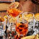 Shot Glasses, 2oz Mini Shot Glass Set of 6/ Shot Glasses Funny/tequila glass/Glasses Snifters/Cute Shot Glasses/Clear Shot Glasses/Sherry Glasses/Tasting Glasses