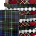 Hallmark Medium Gift Boxes with Lids (12 Shirt Boxes, 3 Designs: Buffalo Check, Red Plaid, Green Tartan) for Christmas, Holiday Parties, Hostess Gifts, Father's Day