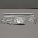 RYB HOME Ceiling Curtain Track Retractable Slider Curtain Track System Heavy Duty Easy Install for Living Room Divider Hospital Bedroom Sliding Glass Door, Matte White, 3.3-4.9 FT, 1 Set