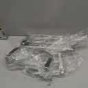 MAJALiS Over Sink Dish Drainer Drying Rack, 2 Tier Stainless Steel Dish Rack Over Sink Sink Length Adjustable (33.5-40 in), Expandable Drainer Shelf Rack with Multifunctional Organizers, Sliver (Silver)