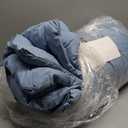 Litanika Comforters Grayish Blue Oversized Queen Size, 3 Pieces Lightweight Solid Bedding Comforter Set, All Season Fluffy Bed Set (98x98In Comforter & 2 Pillowcases)