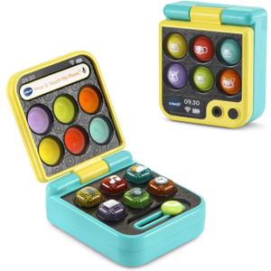 VTech Baby Press and Squish Flip Phone Toy with Light-up Popping Buttons