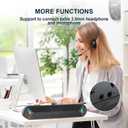 LENRUE Computer Speakers for Desktop,PC Speakers with Basic Stereo Sound & Colorful Lights, Single USB for Both Power and Audio,Desktop Laptop Sound Bar Speakers for Gaming,Movies,Music