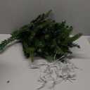 XmasExp Set of 2 Outdoor Christmas Tree with Lights Small Planter Bushes Battery Operated Artifical Urn Filler Outside Christmas Decorations for Front Porch,Yard,Pathway (Dark Green)