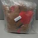 Konohan 3 Pcs Christmas Gingerbread Pillows House Man Throw Pillows Stuffed Gingerbread Shaped Pillow for Christmas Party Outdoor Cushion Decorations (Red,Lovely Style)